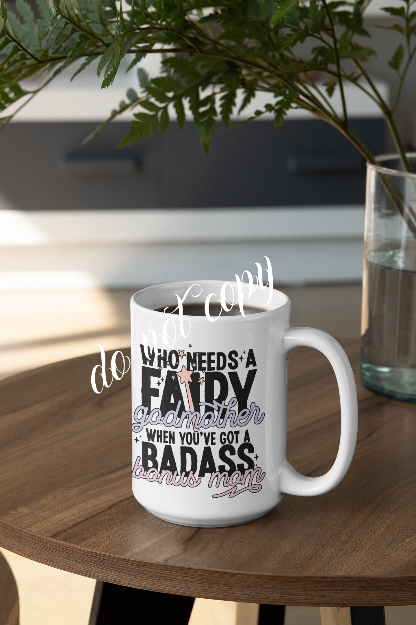 Who Needs A Fairy Godmother 15 oz coffee mug